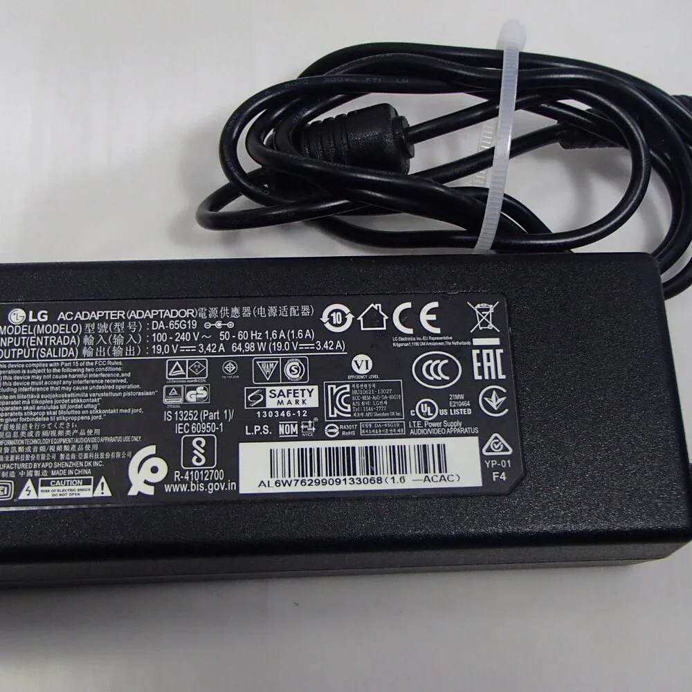 Genuine LG DA-65G19 AC Adapter 19V 65W